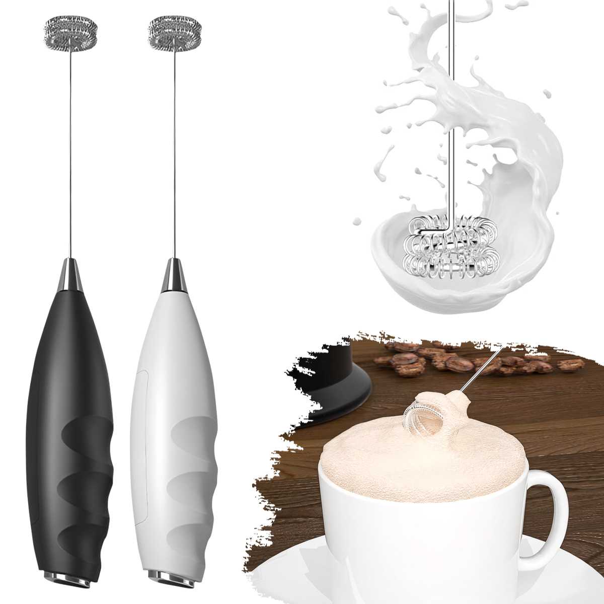Yogurt Maker Electric - Batedor Elétrico de Leite para Café,